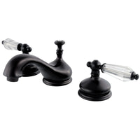 Thumbnail for Kingston Brass KS1165WLL 8 in. Widespread Bathroom Faucet, Oil Rubbed Bronze - BNGBath