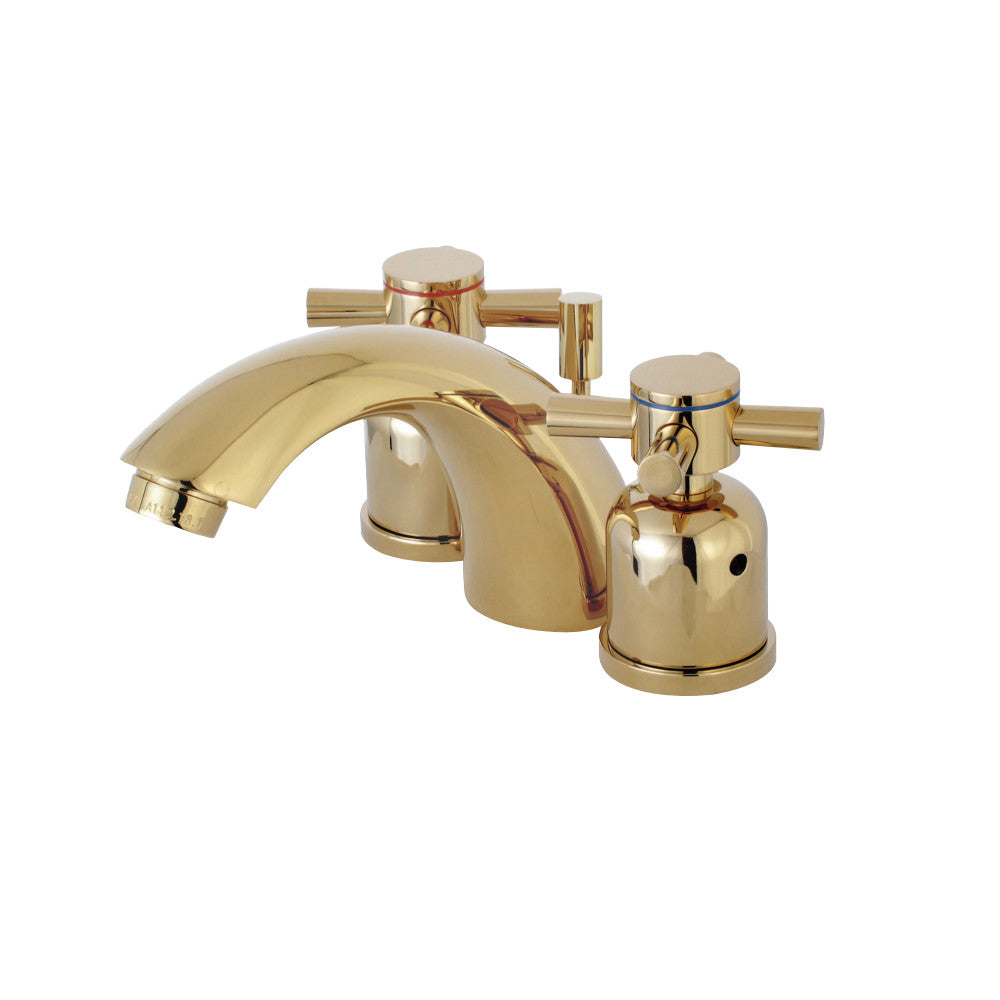 Kingston Brass KB8952DX Mini-Widespread Bathroom Faucet, Polished Brass - BNGBath