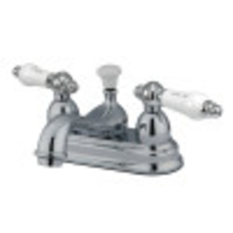 Kingston Brass CC14L1 4 in. Centerset Bathroom Faucet, Polished Chrome - BNGBath