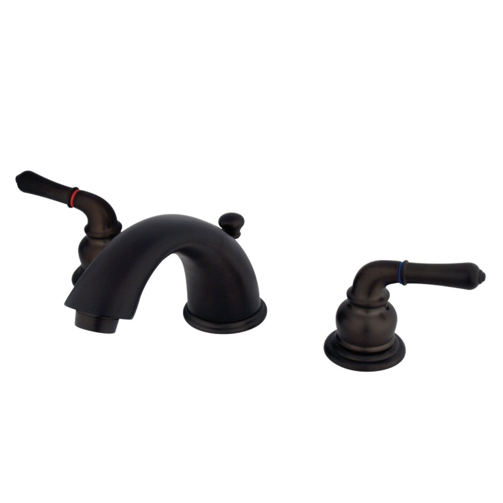Kingston Brass KB965 Magellan Widespread Bathroom Faucet with Retail Pop-Up, Oil Rubbed Bronze - BNGBath
