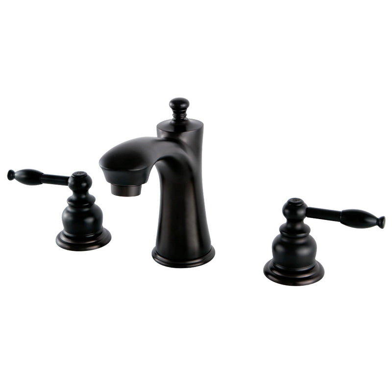 Kingston Brass KB7965KL 8 in. Widespread Bathroom Faucet, Oil Rubbed Bronze - BNGBath