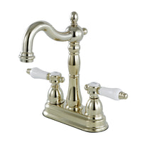 Thumbnail for Kingston Brass KB1492BPL Bel-Air Two-Handle Bar Faucet, Polished Brass - BNGBath