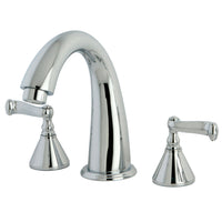 Thumbnail for Kingston Brass KS2361FL Roman Tub Faucet, Polished Chrome - BNGBath