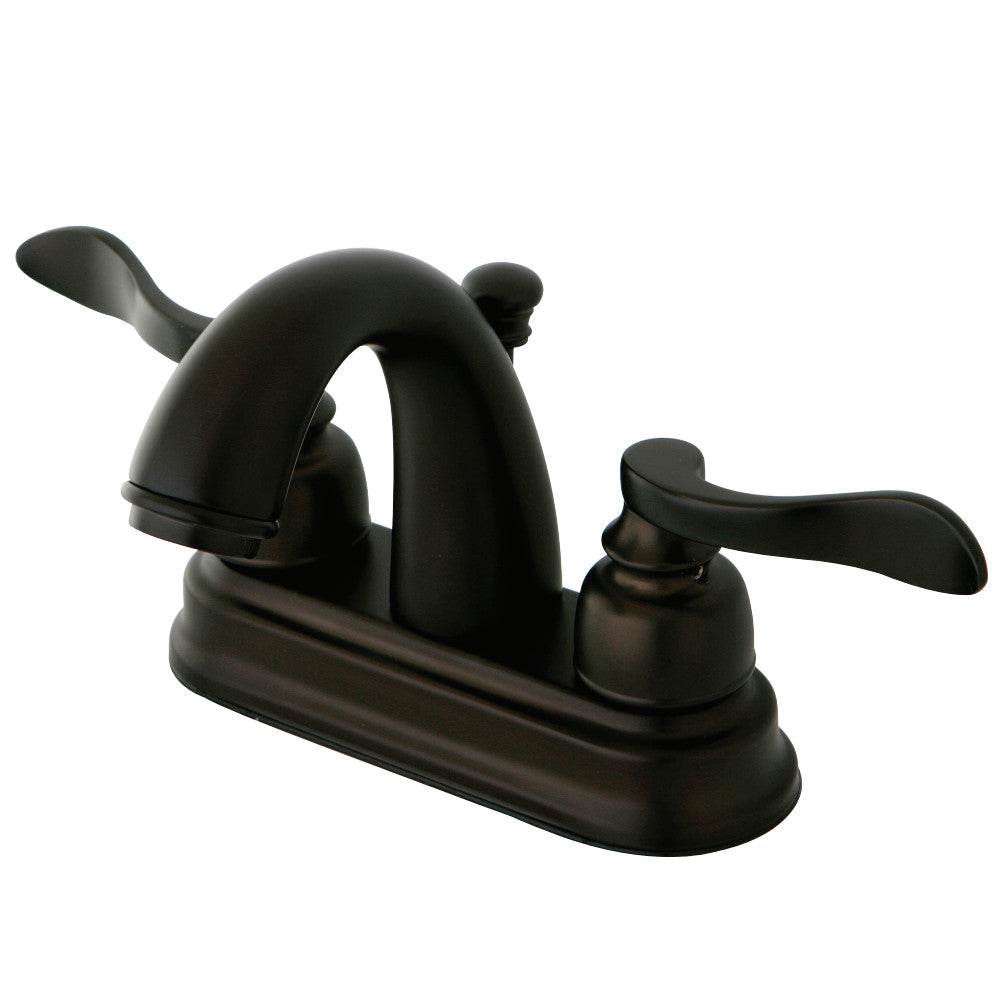 Kingston Brass KB8615NFL 4 in. Centerset Bathroom Faucet, Oil Rubbed Bronze - BNGBath