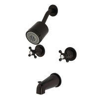 Thumbnail for Kingston Brass KBX8145BX Metropolitan Two-Handle Tub and Shower Faucet, Oil Rubbed Bronze - BNGBath