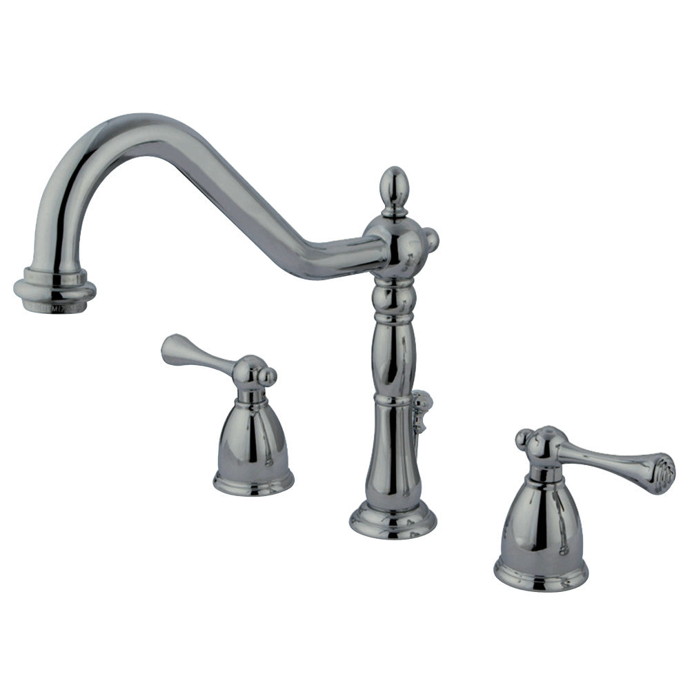 Kingston Brass KB7971BL 8 in. Widespread Bathroom Faucet, Polished Chrome - BNGBath