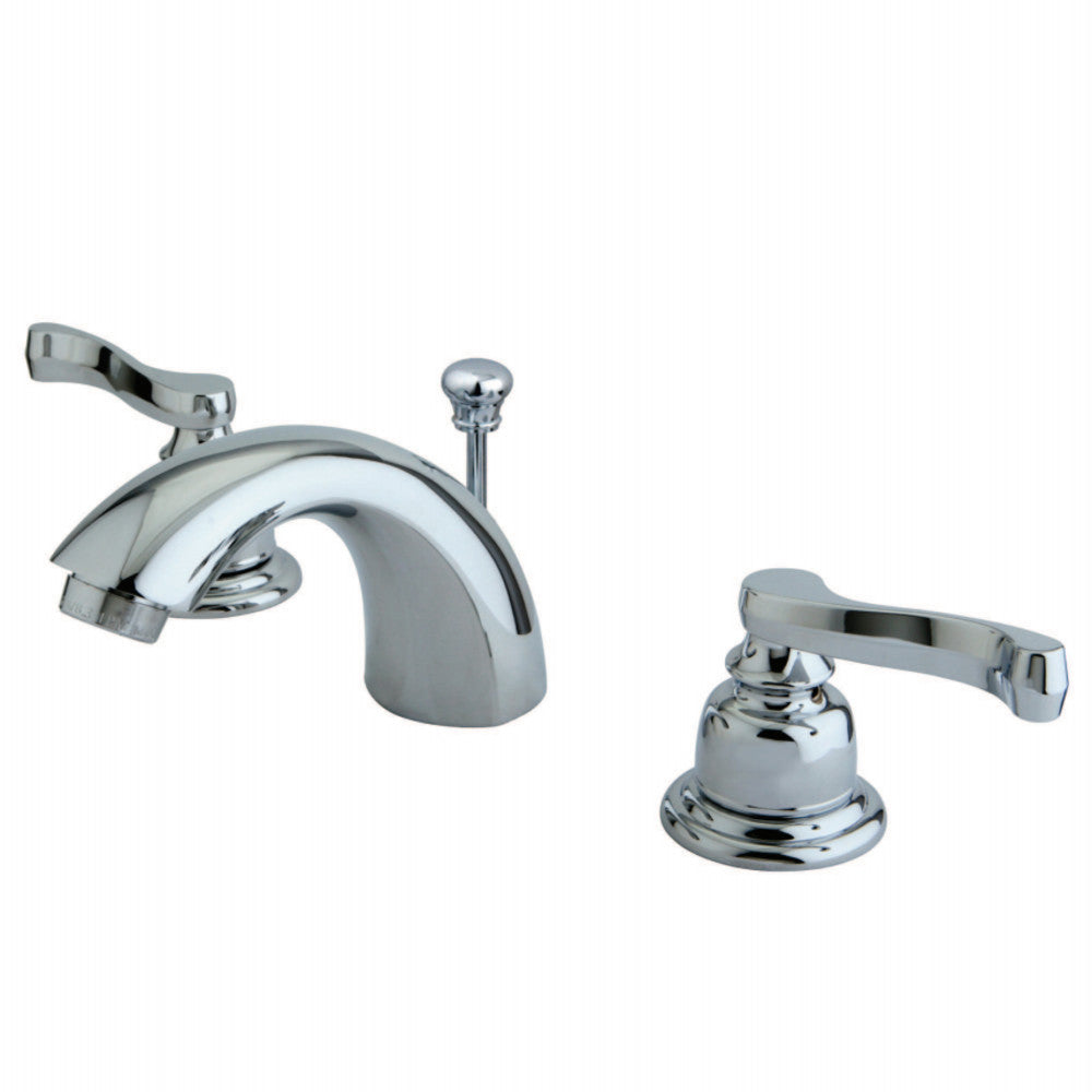 Kingston Brass KB8951FL Mini-Widespread Bathroom Faucet, Polished Chrome - BNGBath