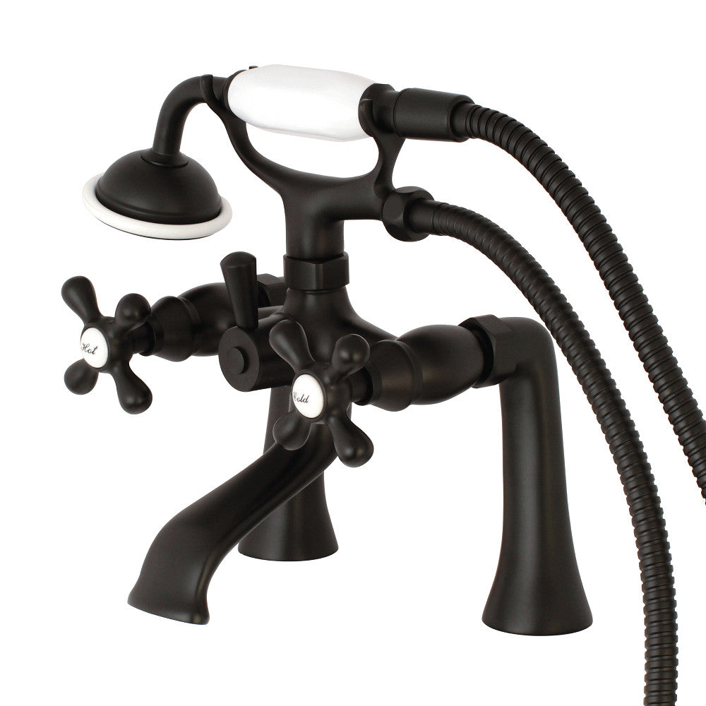 Kingston Brass KS268ORB Kingston Clawfoot Tub Faucet with Hand Shower, Oil Rubbed Bronze - BNGBath