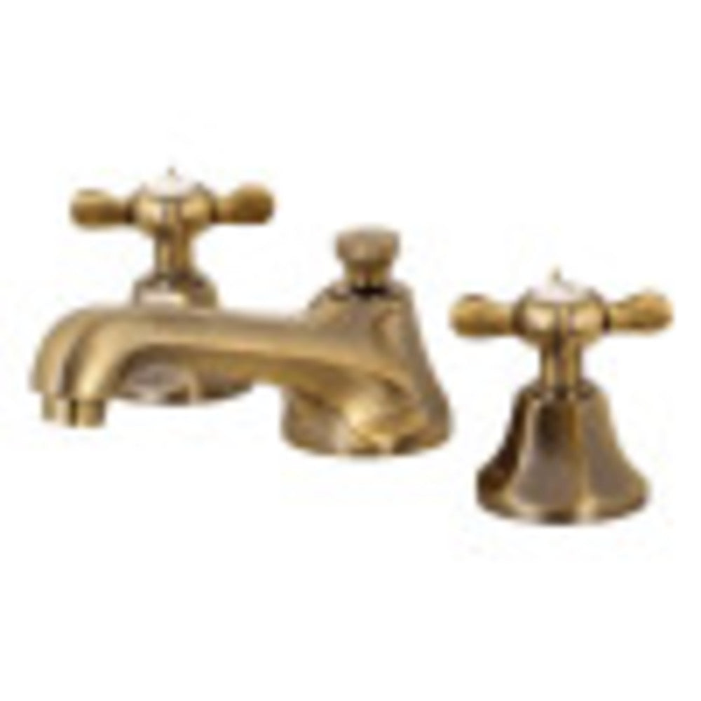 Kingston Brass KS4463BEX Essex 8" Widespread Bathroom Faucet, Antique Brass - BNGBath