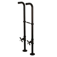 Thumbnail for Kingston Brass CC266S5BEX Freestanding Supply Line Package, Oil Rubbed Bronze - BNGBath
