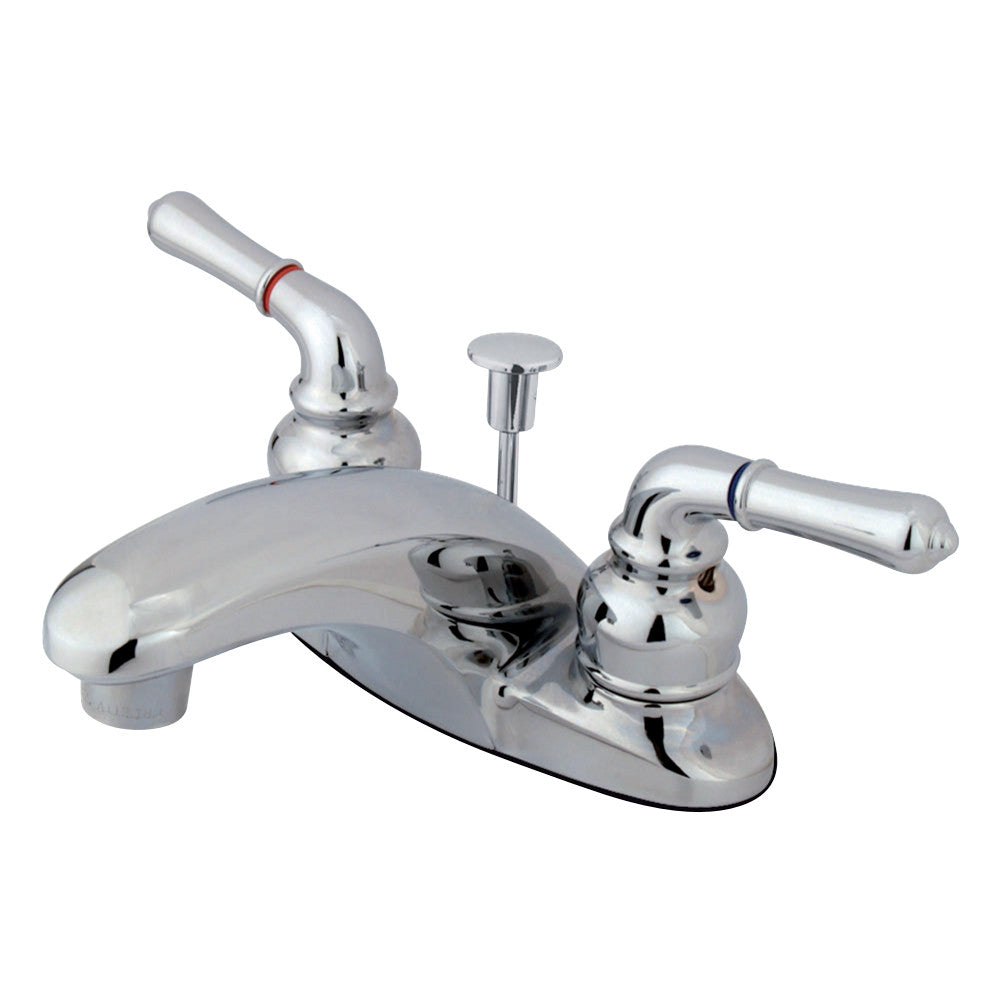 Kingston Brass GKB621 4 in. Centerset Bathroom Faucet, Polished Chrome - BNGBath