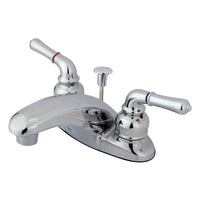 Thumbnail for Kingston Brass GKB621 4 in. Centerset Bathroom Faucet, Polished Chrome - BNGBath