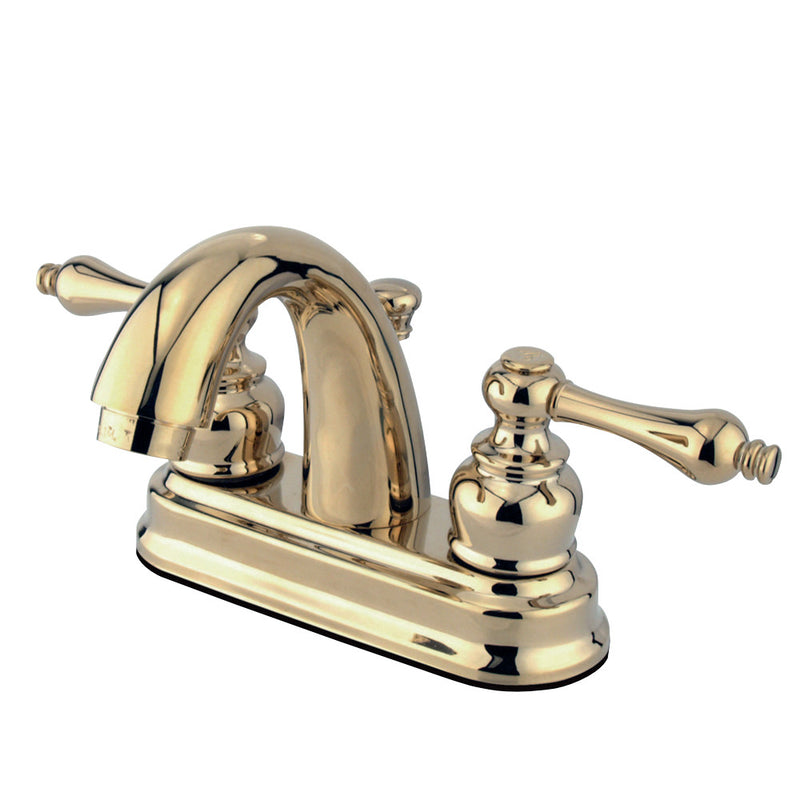 Kingston Brass GKB5612AL 4 in. Centerset Bathroom Faucet, Polished Brass - BNGBath