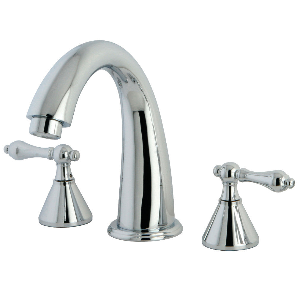 Kingston Brass KS2361AL Naples Roman Tub Faucet, Polished Chrome - BNGBath