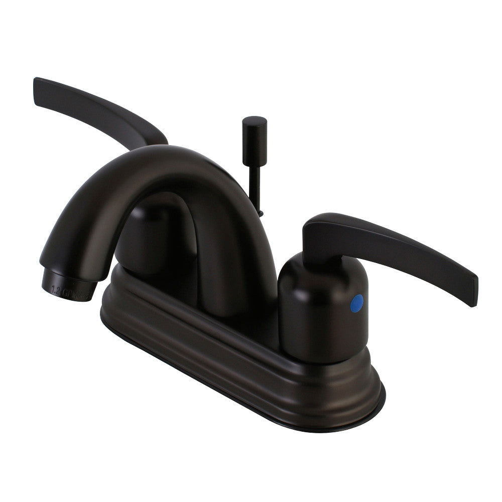 Kingston Brass KB8615EFL 4 in. Centerset Bathroom Faucet, Oil Rubbed Bronze - BNGBath