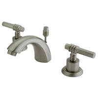 Thumbnail for Kingston Brass KS2958ML Mini-Widespread Bathroom Faucet, Brushed Nickel - BNGBath