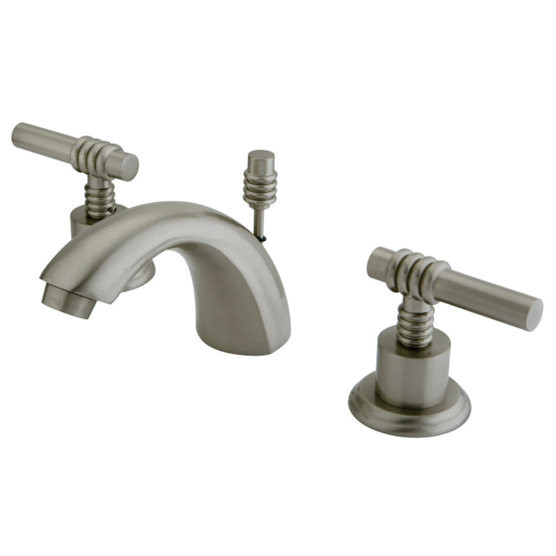 Kingston Brass KS2958ML Mini-Widespread Bathroom Faucet, Brushed Nickel - BNGBath