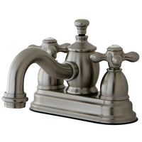 Thumbnail for Kingston Brass KS7108AX 4 in. Centerset Bathroom Faucet, Brushed Nickel - BNGBath