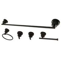 Thumbnail for Kingston Brass BAH82134478ORB Concord 5-Piece Bathroom Accessory Set, Oil Rubbed Bronze - BNGBath