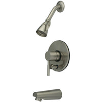 Thumbnail for Kingston Brass KB86980DL Concord Tub & Shower Faucet, Brushed Nickel - BNGBath