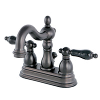 Thumbnail for Kingston Brass KS1605PKL 4 in. Centerset Bathroom Faucet, Oil Rubbed Bronze - BNGBath