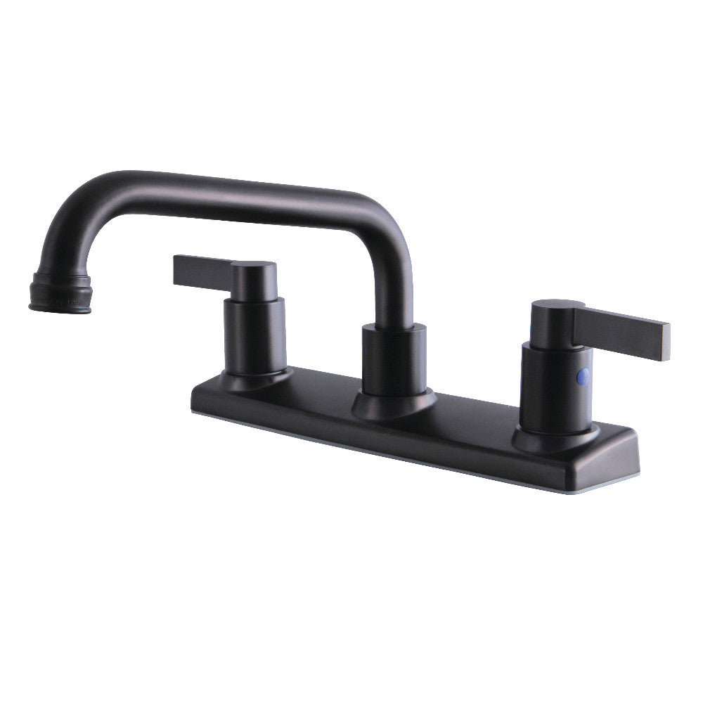 Kingston Brass FB2135NDL NuvoFusion 8-Inch Centerset Kitchen Faucet, Oil Rubbed Bronze - BNGBath