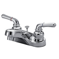 Thumbnail for Kingston Brass KB251B 4 in. Centerset Bathroom Faucet, Polished Chrome - BNGBath