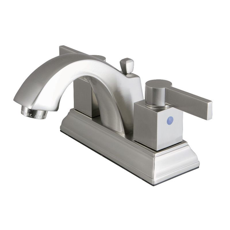 Fauceture FSC4648NQL 4 in. Centerset Bathroom Faucet, Brushed Nickel - BNGBath