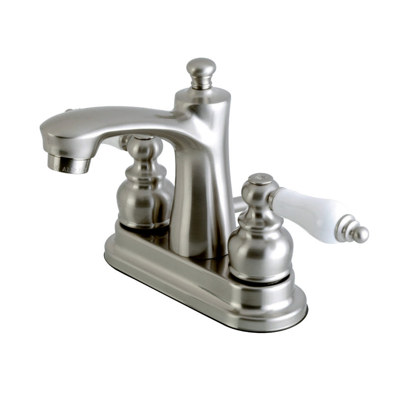 Kingston Brass FB7628PL 4 in. Centerset Bathroom Faucet, Brushed Nickel - BNGBath