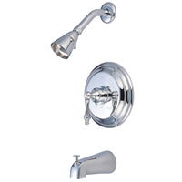 Thumbnail for Kingston Brass KB3631AL Restoration Tub & Shower Faucet, Polished Chrome - BNGBath