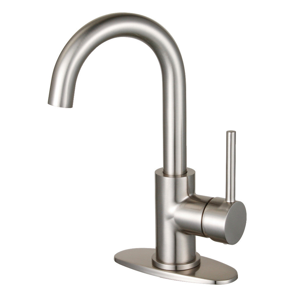 Fauceture LS8438DL Concord Single-Handle Bathroom Faucet with Push Pop-Up, Brushed Nickel - BNGBath