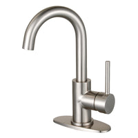 Thumbnail for Fauceture LS8438DL Concord Single-Handle Bathroom Faucet with Push Pop-Up, Brushed Nickel - BNGBath