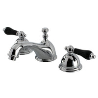 Thumbnail for Kingston Brass KS3961PKL Duchess Widespread Bathroom Faucet with Brass Pop-Up, Polished Chrome - BNGBath