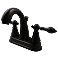Thumbnail for Fauceture FSY7615AL English Classic 4 in. Centerset Bathroom Faucet with Retail Pop-Up, Oil Rubbed Bronze - BNGBath