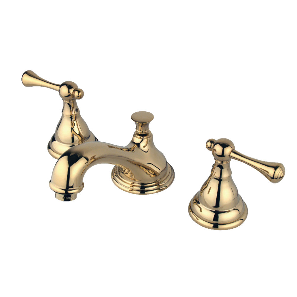 Kingston Brass KS5562BL 8 in. Widespread Bathroom Faucet, Polished Brass - BNGBath