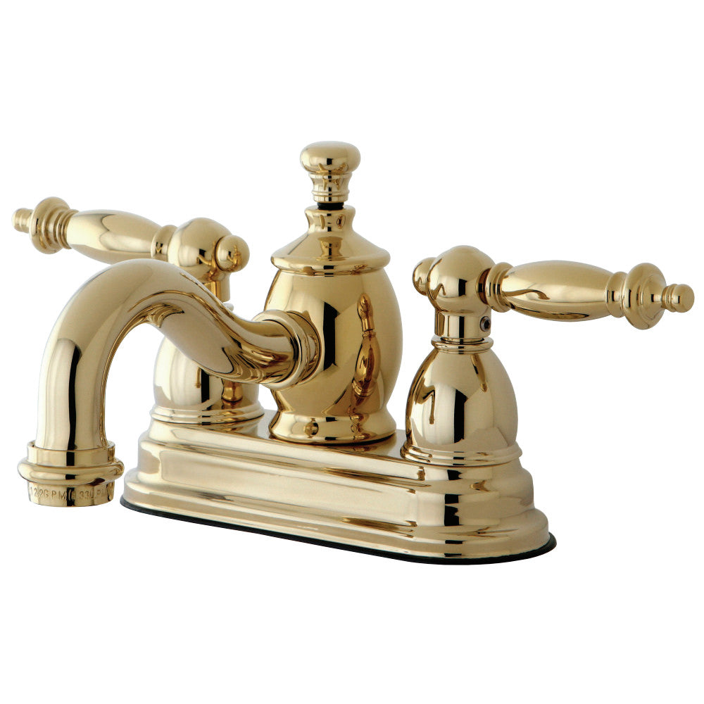 Kingston Brass KS7102TL 4 in. Centerset Bathroom Faucet, Polished Brass - BNGBath
