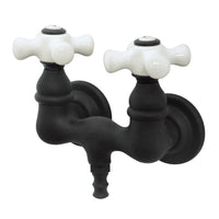 Thumbnail for Kingston Brass CC39T5 Vintage 3-3/8-Inch Wall Mount Tub Faucet, Oil Rubbed Bronze - BNGBath