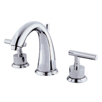 Thumbnail for Kingston Brass KS2961CML 8 in. Widespread Bathroom Faucet, Polished Chrome - BNGBath