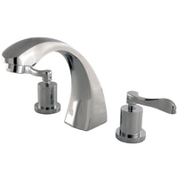 Thumbnail for Kingston Brass KS4361DFL Vintage Roman Tub Faucet, Polished Chrome - BNGBath