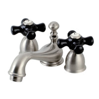 Thumbnail for Kingston Brass KS3958PKX Duchess Mini-Widespread Bathroom Faucet, Brushed Nickel - BNGBath