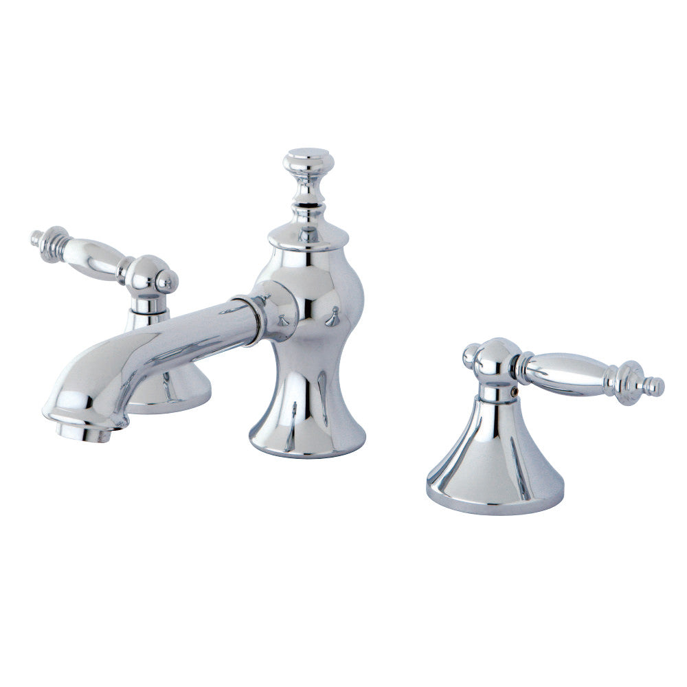Kingston Brass KC7061TL 8 in. Widespread Bathroom Faucet, Polished Chrome - BNGBath
