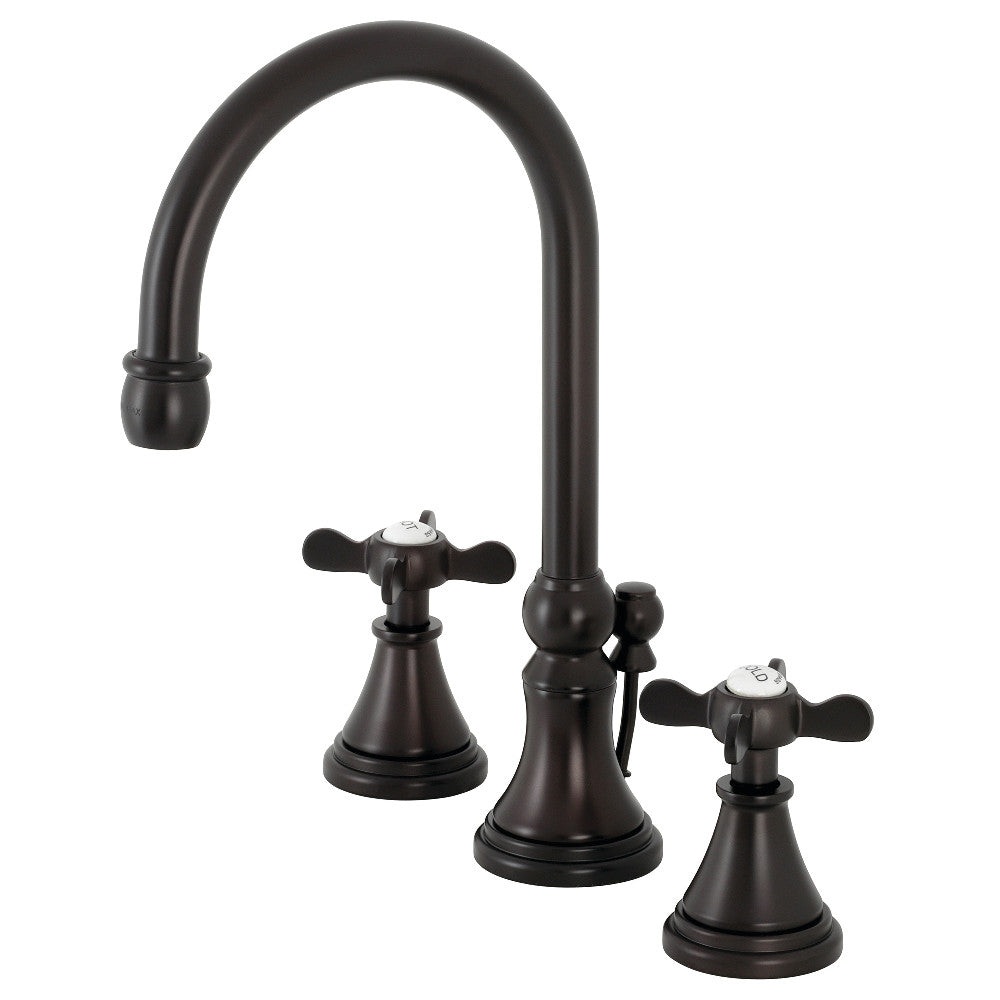 Kingston Brass KS2985BEX Essex Widespread Bathroom Faucet with Brass Pop-Up, Oil Rubbed Bronze - BNGBath