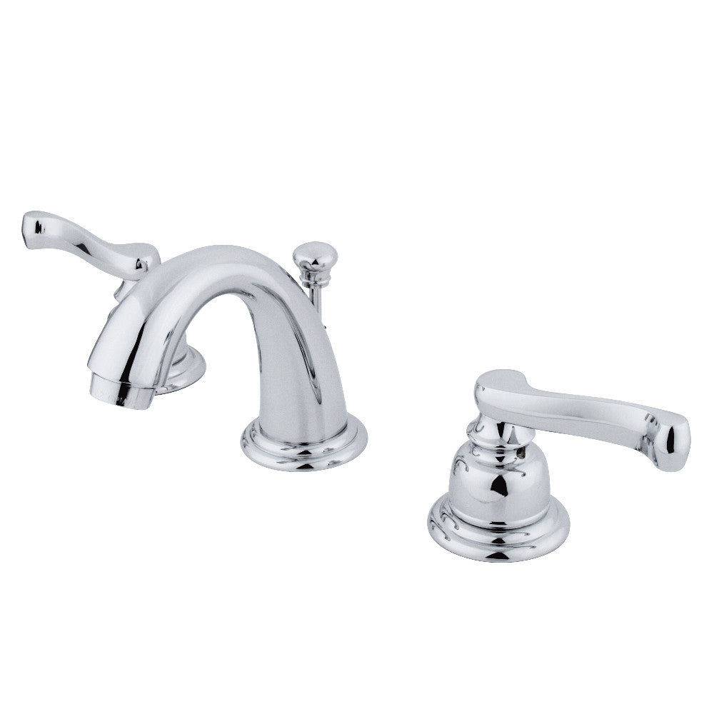 Kingston Brass KB911FL Widespread Bathroom Faucet, Polished Chrome - BNGBath