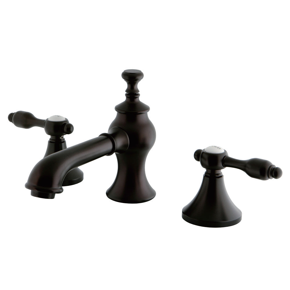 Kingston Brass KC7065TAL 8 in. Widespread Bathroom Faucet, Oil Rubbed Bronze - BNGBath