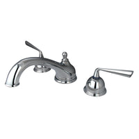 Thumbnail for Kingston Brass KS3351ZL Silver Sage Roman Tub Faucet, Polished Chrome - BNGBath