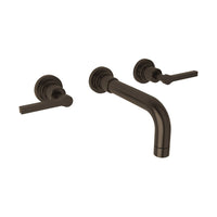 Thumbnail for ROHL Lombardia Wall Mount Widespread Bathroom Faucet - BNGBath
